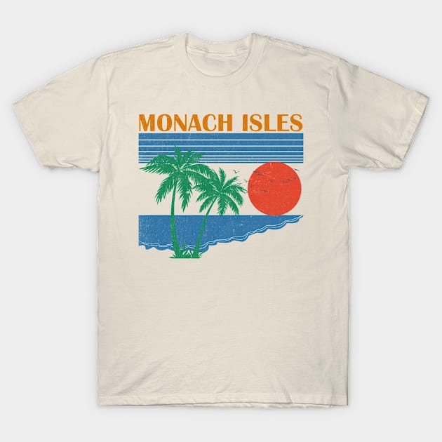 Monach Isles \\ Retro Vintage Design T-Shirt by KianOlsen Art